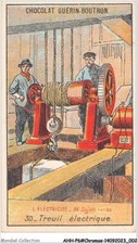 AHHP6-1002 - CHROMOS - CHOCOLAT-GUERIN-BOUTRON - PARIS - treuil electrique