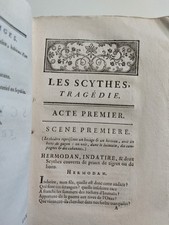 Les Scythes Tragédie par M