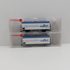Ho fleischmann 5345K DB lot de 2 wagons frigorifique Bière Maisels neuf en boite