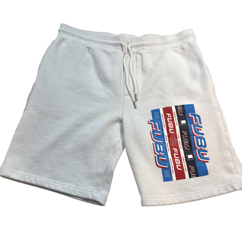 Fubu sweat shorts white - white, xxl