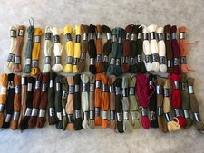 LOT 50 ECHEVEAUX LAINE TAPISSERIE DMC DOLLFUS MIEG & CIE