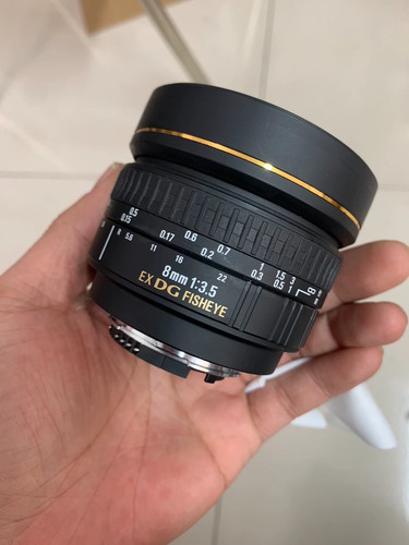 Sigma 8mm dg - f3.5, ex