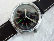  MONTRE MECANIQUE A REMONTAGE MANUEL " ELECTRA " ANTICHOC FABRICATION FRANCAISE