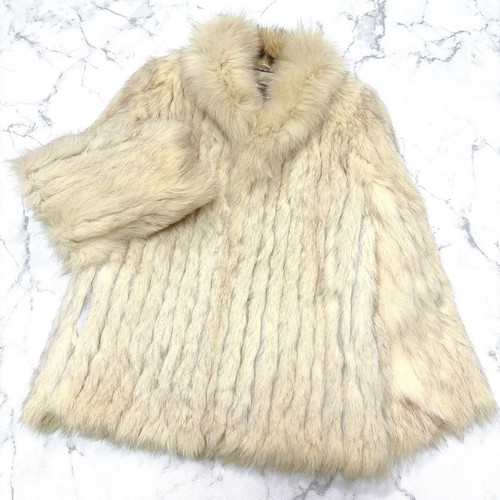 Veste manteau fourrure
