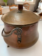 Faitout en cuivre avec