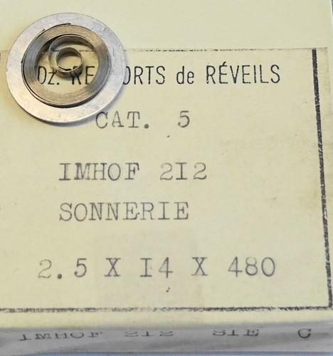 Horlogerie ressort imhof - un,