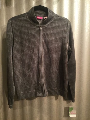 Nwt cappagallo gray velour - cappagallo,