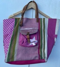 Sac a mains Pomponette Tissus et cuirs 