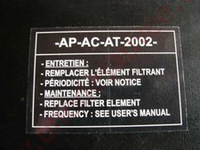 AUTOCOLLANT STICKER MOTEUR BOITE À AIR FILTRE PEUGEOT 309 205 GTI CTI RALLYE 104