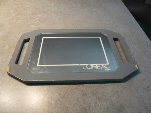 Ancien miroir coiffeur - ancien, de