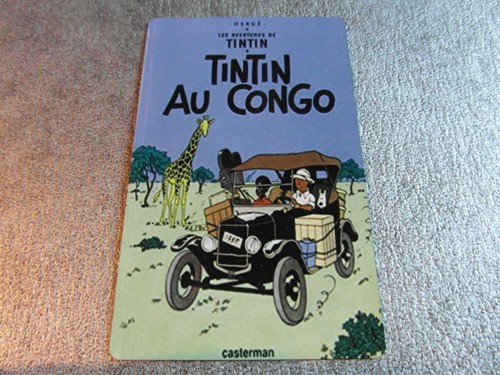 Tintin congo carte - au,