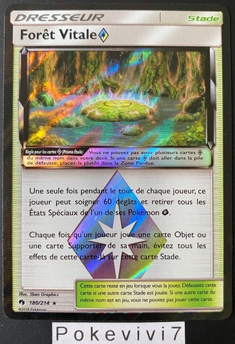 Carte pokemon forêt vitale - carte,