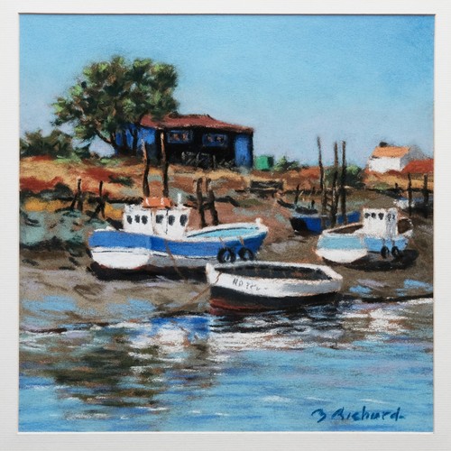 Pastel paysage vendée - pastel,