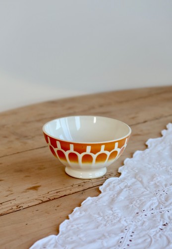 Bol café lait vintage - café, au