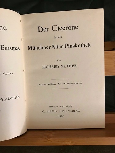 Richard muther der cicerone - richard, in