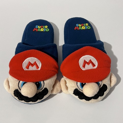 Super mario slippers boys size - mario,
