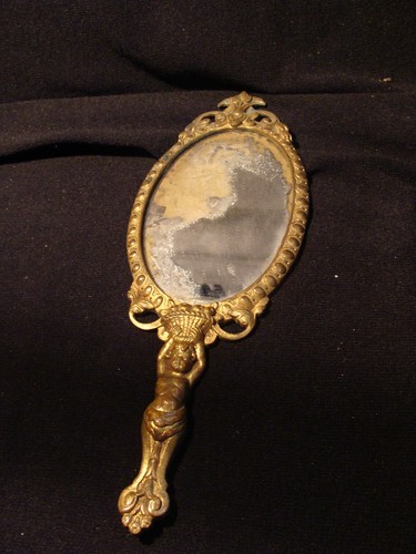 Miroir main 18ème 19ème - à, 18ème-19ème