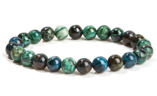 Bracelet azurite malachite - azurite, en