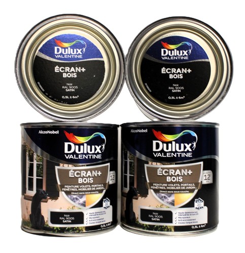 Lot peinture bois dulux - peinture,