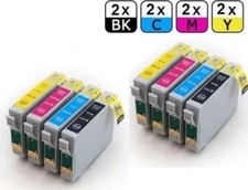 Lot de 8 cartouches d'encre