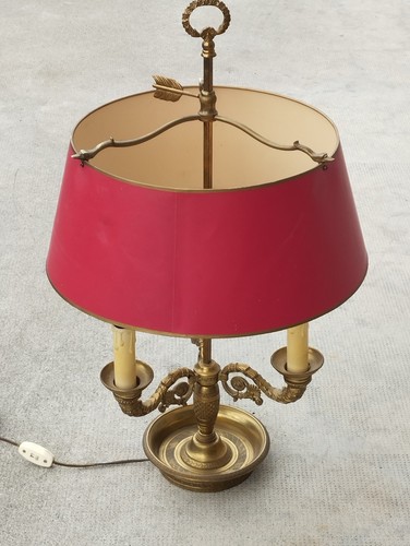 Lampe bouillotte style empire - bouillotte,