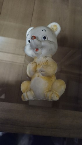 Figurine pouet vintage ourson