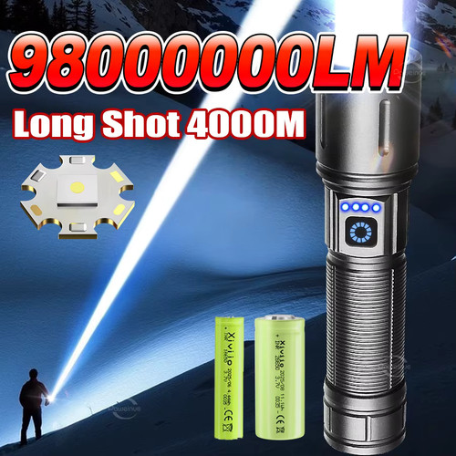 Lampe torche led 98000000lm - torche,
