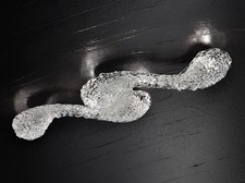 Plafonnier Classique Avec Cristal Transparent Et Verre