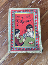 Ancien jeu de 7 familles circa 1920 caricatures des métiers complet