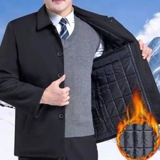 Veste Chaude Décontractée pour Homme, Manteau de Bureau, Business, Automne,Hiver
