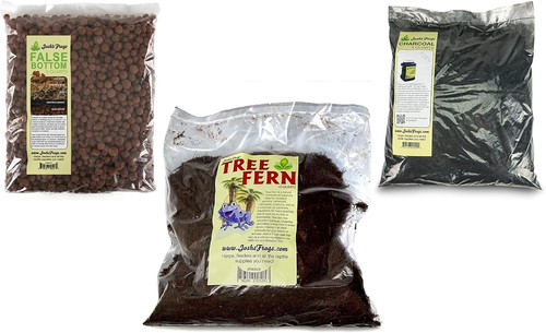 Tree fern leca and - leca, charcoal
