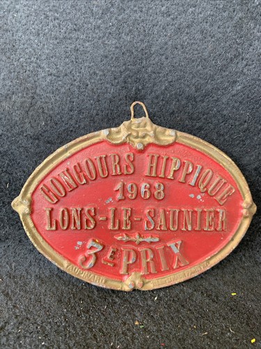 Chevaux plaque concours - plaque,
