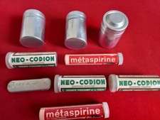 Lot de 9 boites anciennes médicaments - ASPIRINE METASPIRINE NEO CODION