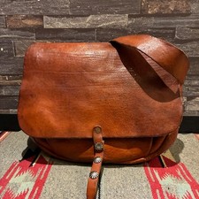 Sac postal messager en cuir