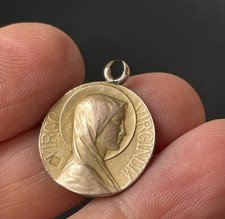 Médaille Ancienne ´Virgo Virginum ´ Signée Saudinos Ritouret Grotte de Lourdes