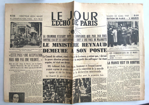 Journal jour echo de - journal, le