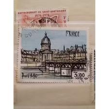 Timbre France 1994 Oeuvre originale de Bernard Buffet 3f 1978