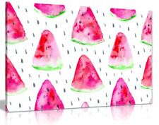Tableau art mural moderne sur toile motif pastèque