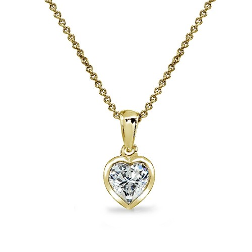 Coeur argent sterling plaqué - coeur,