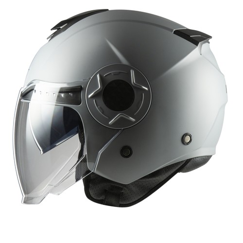 Casque jet mph solide gris - jet, dj