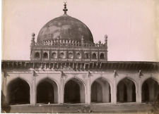 S. Boesinger. Inde, Mosquée Fuma Mushu Vintage albumen print.  Tirage albuminé