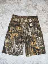 Carhartt Realtree Carpenter Shorts Camo Hunting Fishing Men's 34