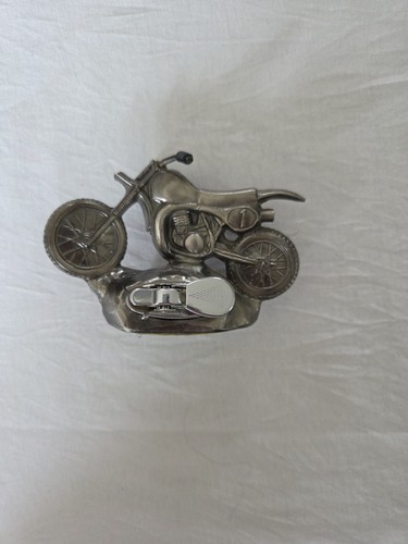 Sculpture moto cross métal - moto,