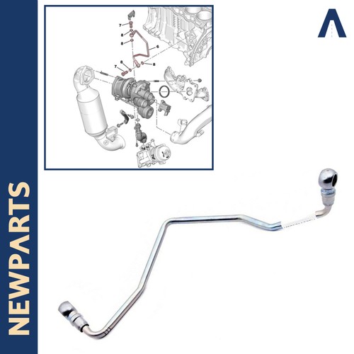Durite huile turbo - turbo, pour