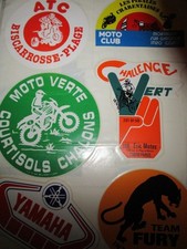 6 AUTOCOLLANTS MOTO