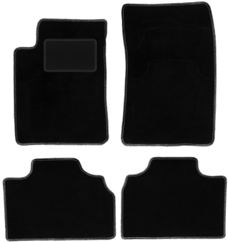 Tapis sol velours noir - de,