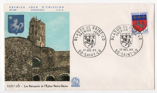Fdc enveloppe 1er jour blason - enveloppe,