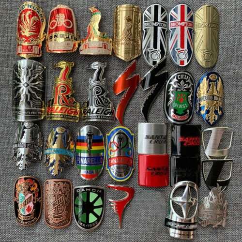Metal bike head badge bmx - bike,