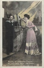 CP MARIN MATELOT ENVOIE BAISER