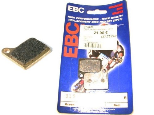 Plaquettes ebc green 329 - plaquettes,
